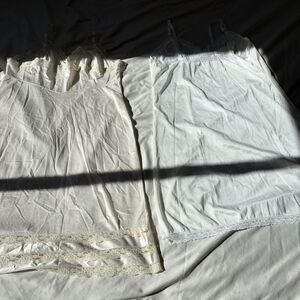 Lot 2 Vintage Full Slips Nightgown M/L